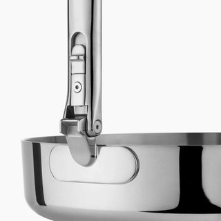 Joseph Joseph 28 cm Bratpfanne mit Klappgriff und Edelstahldeckel