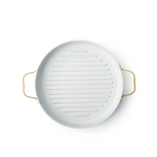 GreenPan Grill Non-Stick Padova Grill Pan D28 cm with Sky Blue Lid