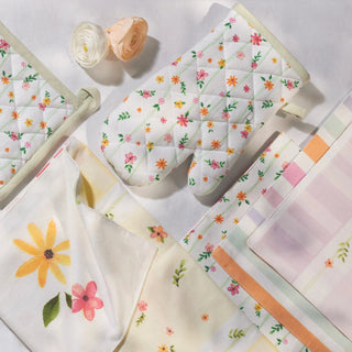 Brandani Guanto da Cucina Polline Fiori Micro in Cotone