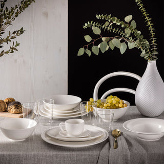 Galbiati Table Service 18 Pieces Porcelain Texture