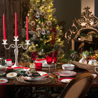 Weissestal Alzata Natalizia Sweet D28 cm in Porcellana