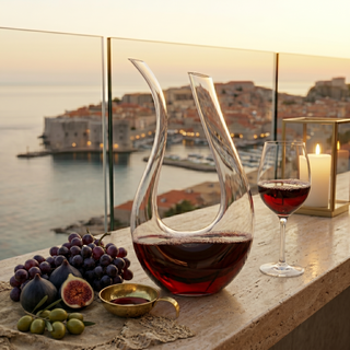 Le Gioie Decanter Demetra in Crystal Glass 1.2 Lt