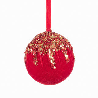 Andrea Bizzotto Pallina di Natale Artemide Rosso D10 Cm