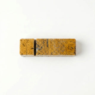 Le Gioie Poggia Posate in Marmo Travertino Giallo Persia 8,5 cm