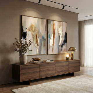 Andrea Bizzotto Set of 2 Gallery Paintings 60x80 cm