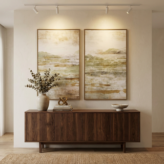 Andrea Bizzotto Set of 2 Gallery Paintings 55x90 cm