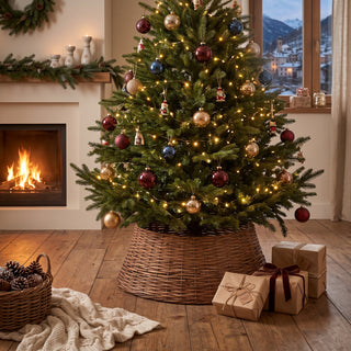 Andrea Bizzotto Copribase per Albero di Natale in Rattan Misura L
