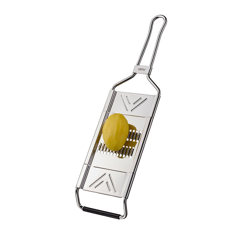 GEFU Multifunktions-Mandoline Raspini, 3 auswechselbare Edelstahlkling – Le Gioie