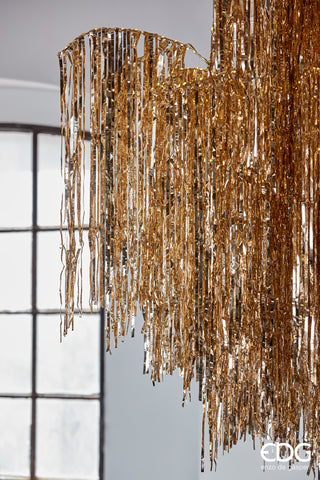 EDG Enzo De Gasperi Albero Led Frange 960 Microled H180 Oro