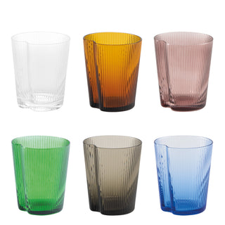 Zafferano Set 6 Bicchieri Tumbler Handy Assortiti 34 cl