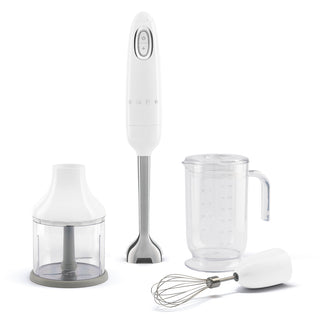 Smeg Frullatore ad immersione Bianco Kit Completo HBF03WHE