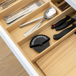 Fisura Rotella Tagliapizza Fuck Salad, Send Me Pizza Nero