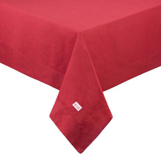 Nuvole di Stoffa Tovaglia Natalizia con Bordo 140x240 cm Rossa