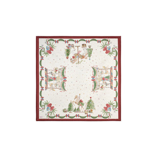 Nuvole di Stoffa Centrotavola Natalizio Giostra 120x120 cm in Cotone