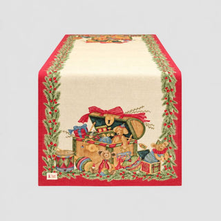 Nuvole di Stoffa Runner Natalizio Vintage Toys 50x150 cm