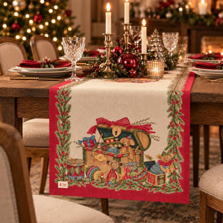 Nuvole di Stoffa Runner Natalizio Vintage Toys 50x150 cm