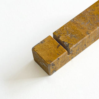 Le Gioie Poggia Posate in Marmo Travertino Giallo Persia 8,5 cm