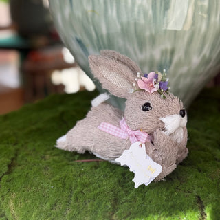 Fiori Di Lena Coniglietto Sdraiato con Decori H13