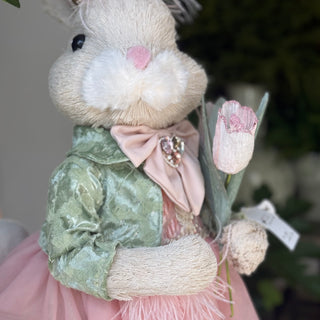 Fiori Di Lena Coniglietta Luxury con Decori H55