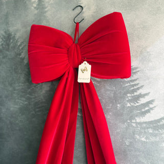 Fiori di Lena Fiocco Imperiale in Velluto Rosso H135 mt