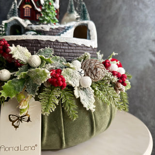 Die Joys-Bogenspitze aus rotem Samt, H130 m