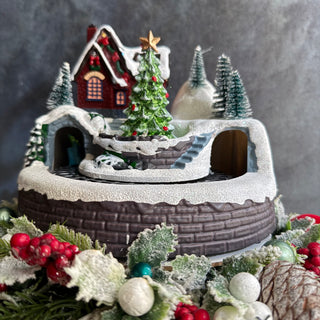 Die Joys-Bogenspitze aus rotem Samt, H130 m