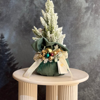 Fiori Di Lena Alberello Natalizio Profumato in Velluto Verde H45 cm