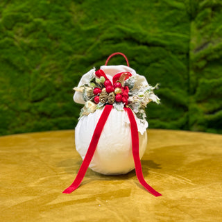 Lena's Flowers Christmas Ball with Christmas Decoration D12 cm