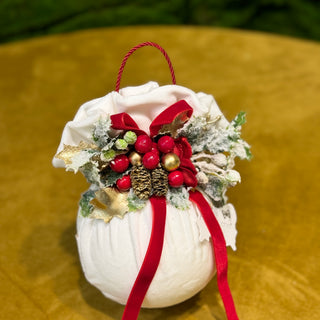 Lena's Flowers Christmas Ball with Christmas Decoration D12 cm