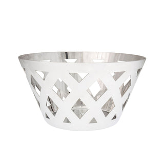 Alessi Perforated Round Fruit Bowl in Steel