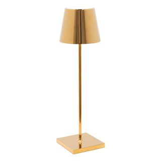 Zafferano Poldina pro Lampada da Tavolo Oro Lucido 38 cm