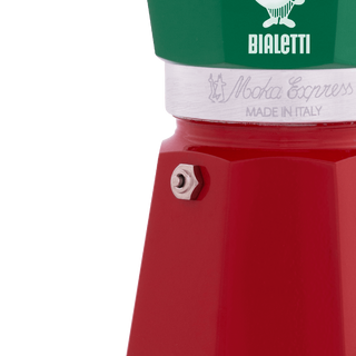 Bialetti Moka Express 6 Tricolor Cups