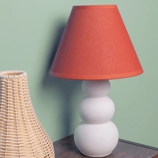 Fisura Lampada da Tavolo Maia in Ceramica Terracotta