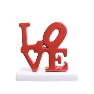Amagè Written Love in Red Ceramic
