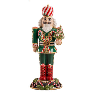 Lamart Soldatino Schiaccianoci con Albero H43 cm in Ceramica