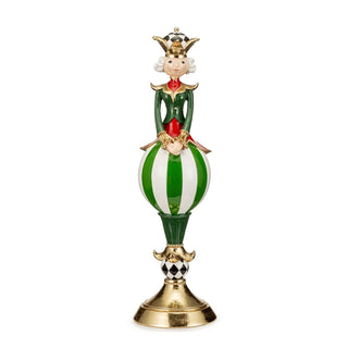 Lamart Regina su Palla H46 cm in Resina Verde