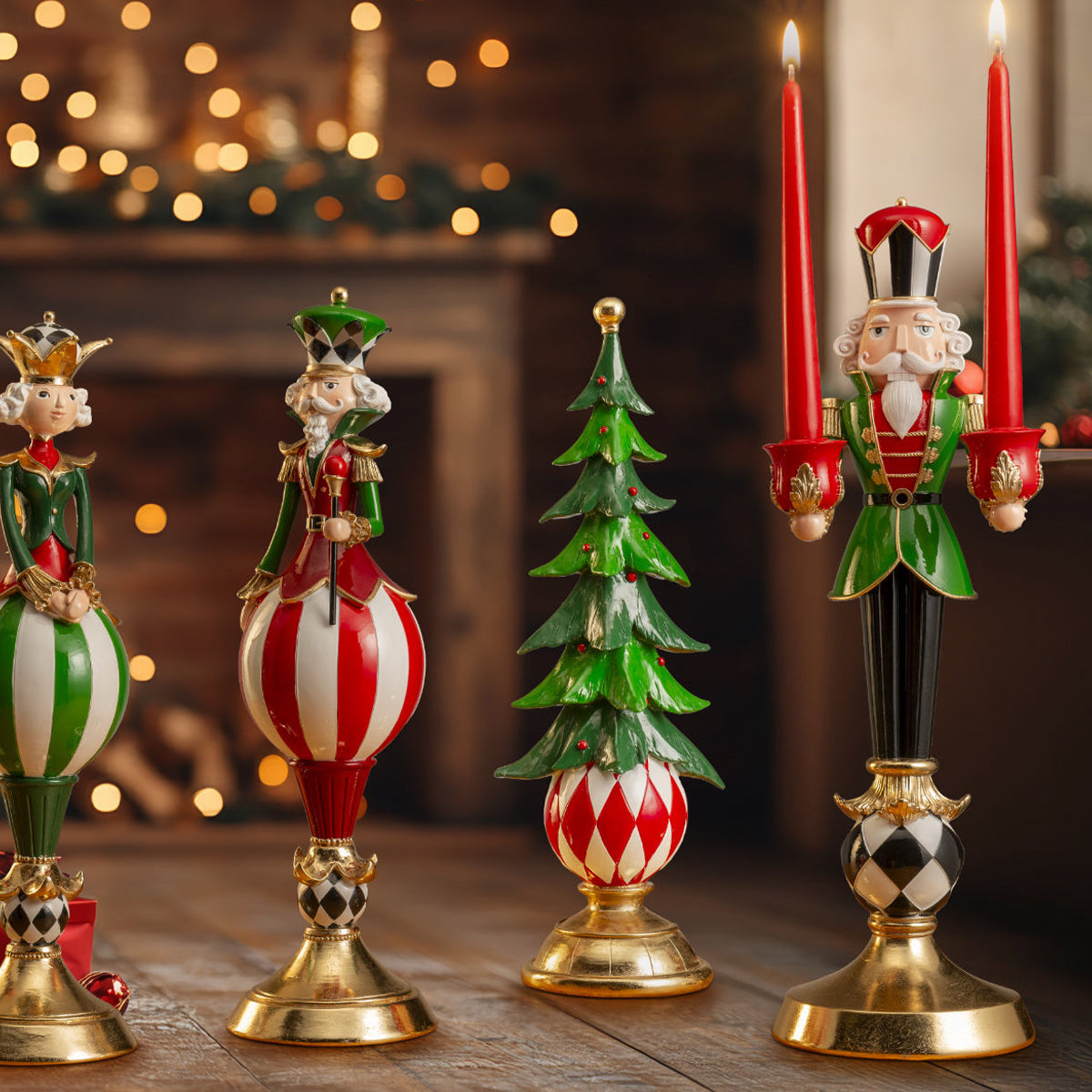 Albero di Natale in vetro lavorato a lume, grande albero di vetro con 12 ornamenti - Italia Albero di Natale in vetro lavorato a lume, grande albero di vetro con 12 ornamenti - Italia