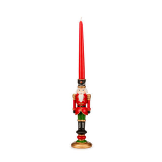 Lamart Soldatino Schiaccianoci Portacandela H26 cm in Resina