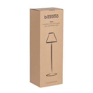 Bizzotto Lampada da Tavolo Etna Nero 38 cm