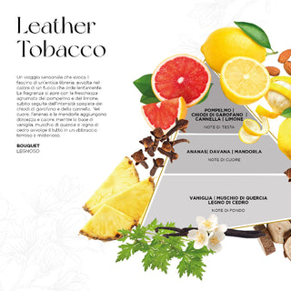 EDG Enzo De Gasperi Profumatore per Ambienti Opal 220ml Leather Tobacco