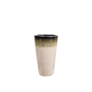 PTMD Collection Vaso Relly Pearl M Bronzo in Ceramica