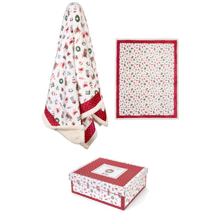 Nuvole di Stoffa Plaid Storia con Scatola 130x160 cm