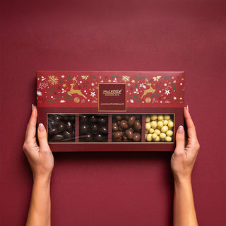 Maxtris Christmas Chocolate Collection Mixed Pralines in Box 800 gr