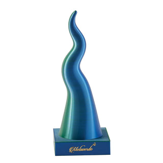 Melaverde Scultura Corno con Base H17 Cm Smeraldo in PLA