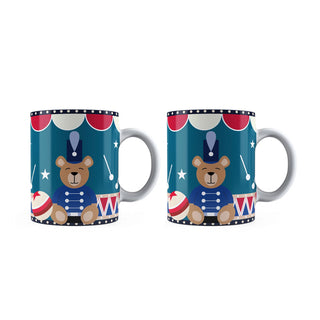 Bialetti Set 2 Tazze Natalizie in Porcellana