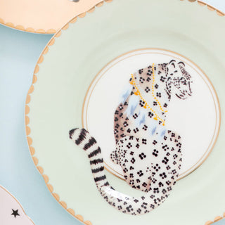Yvonne Ellen Set of 4 Animal Tea Plates D16 cm in Porcelain