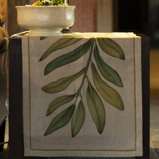 Tessitura Toscana Telerie Runner Tamarindo 50x170 cm in Lino