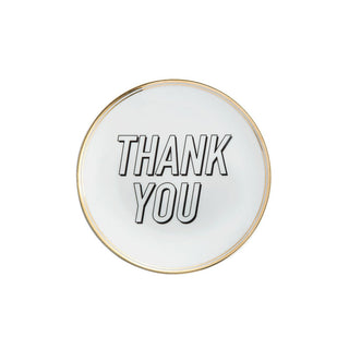 Bitossi Home Thank You Plate D17 cm in Porcelain