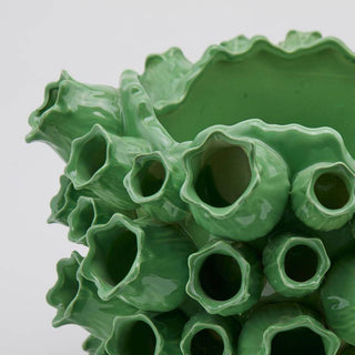 EDG Enzo De Gasperi Vaso Chakra Corallo H28 D37 cm Verde