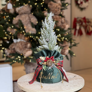 Lena Flowers Scented Christmas Tree in Red Velvet H38 cm